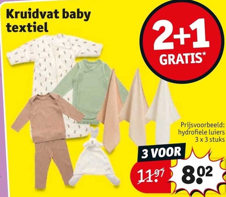 Kruidvat baby textiel