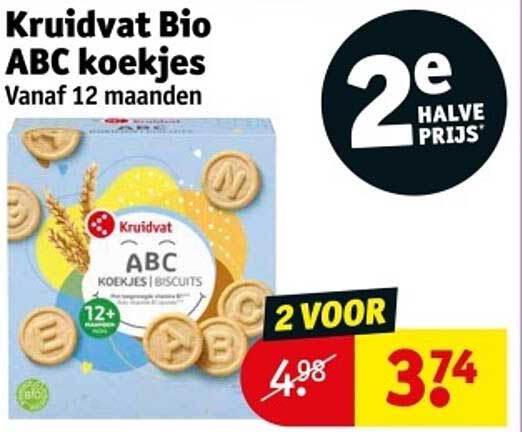 Kruidvat Bio ABC koekjes