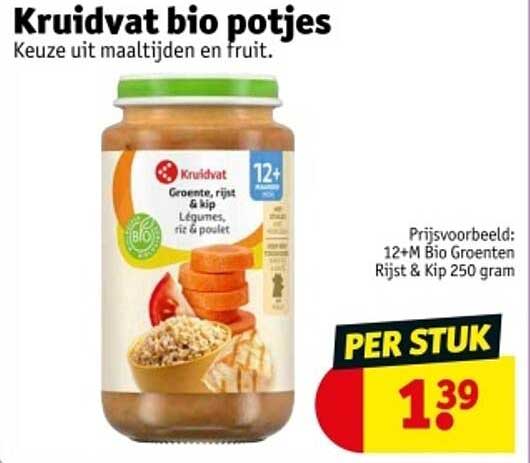 Kruidvat bio potjes