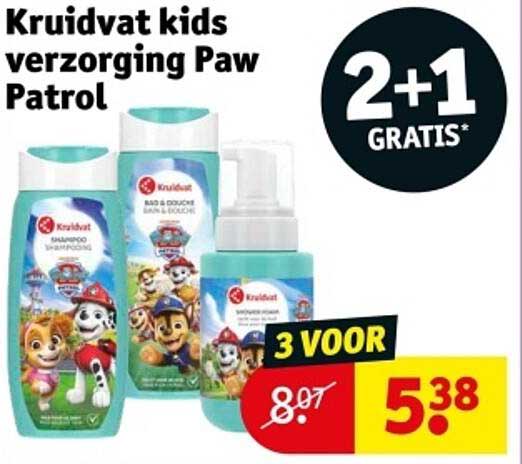 Kruidvat kids verzorging Paw Patrol