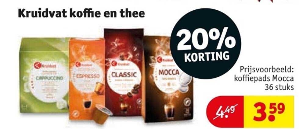 Kruidvat koffie en thee