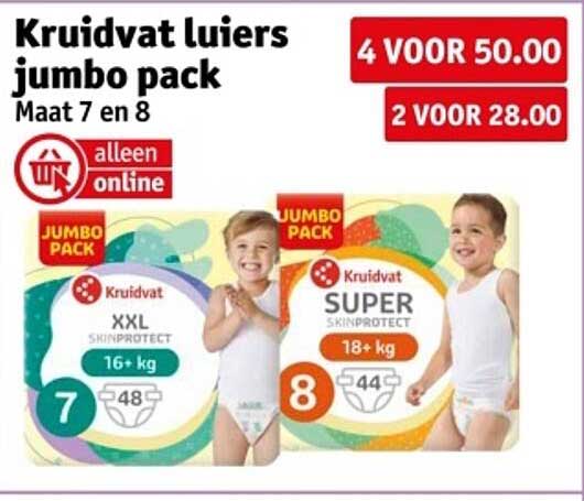 Kruidvat luier jumbo pack