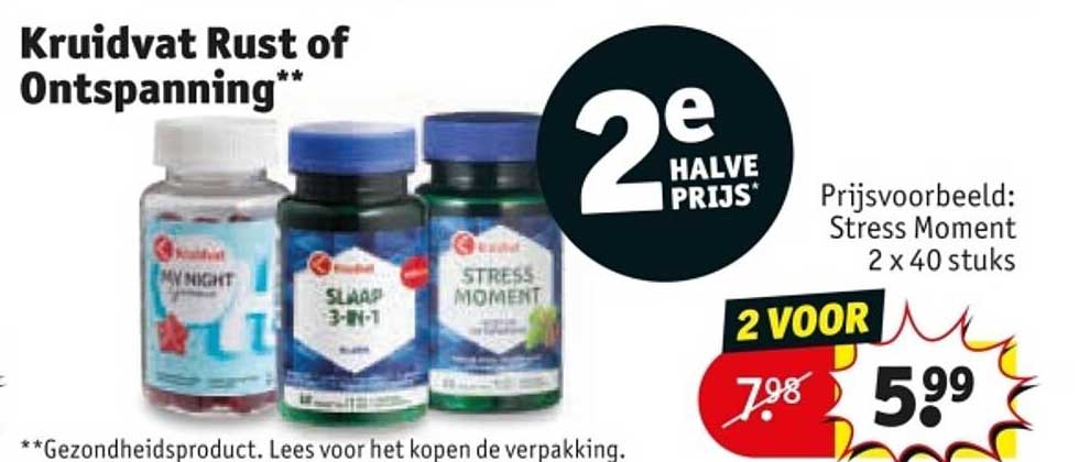 Kruidvat Rust of Ontspanning**