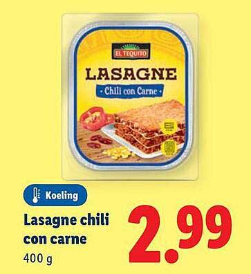 Lasagne chili con carne