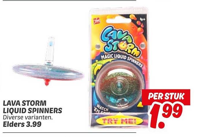 LAVA STORM LIQUID SPINNERS