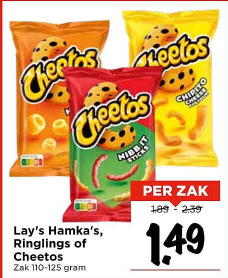Lay's Hamka's, Ringlings of Cheetos