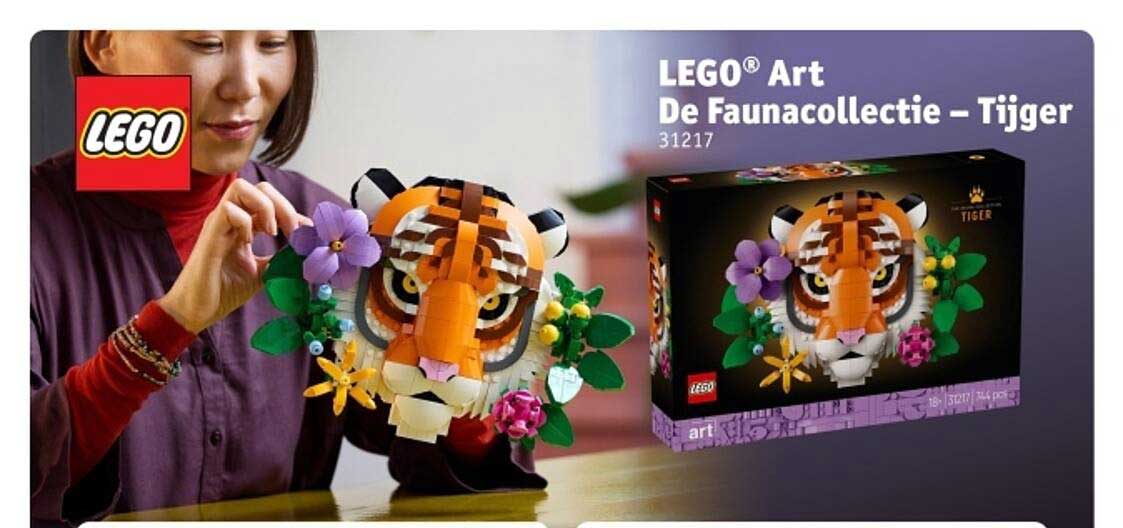 LEGO® Art De Faunacollecie – Tijger 31217