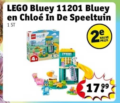 LEGO Bluey 11201 Bluey en Chloé In De Speeltuin
