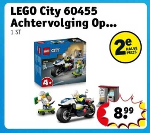 LEGO City 60455 Achtervolging Op...