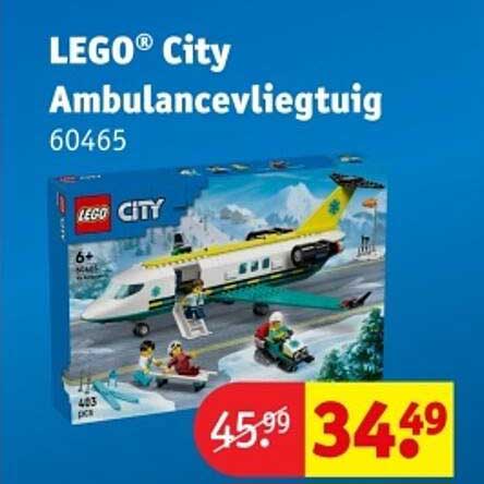 LEGO® City Ambulancevliegtuig 60465