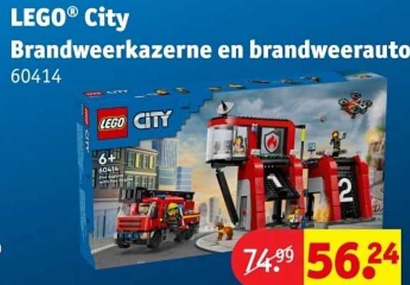 LEGO® City Brandweerkazerne en brandwe auto 60414