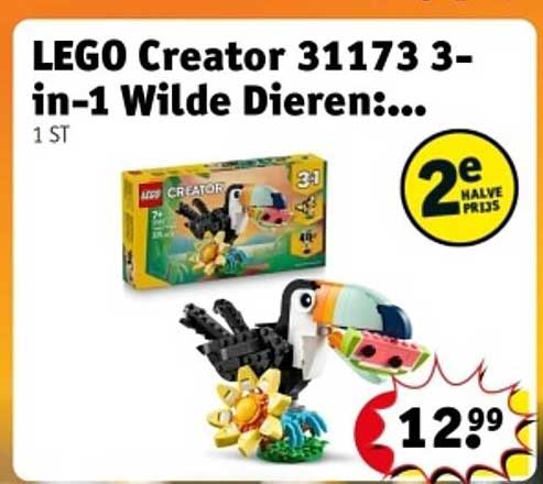 LEGO Creator 31173 3-in-1 Wilde Dieren: