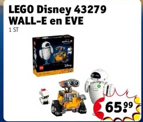 LEGO Disney 43279 WALL-E en EVE