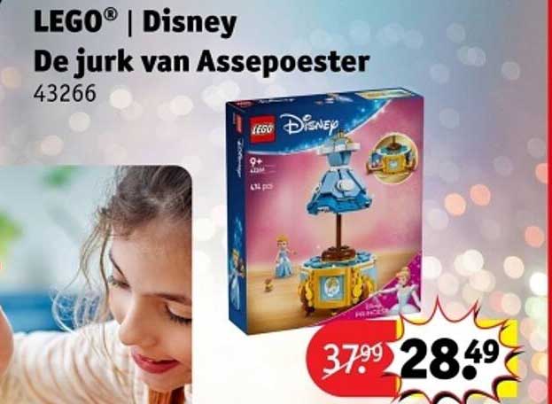 LEGO® | Disney De jurk van Assepoester