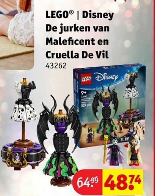 LEGO® Disney De jurken van Maleficent en Cruella De Vil 43262