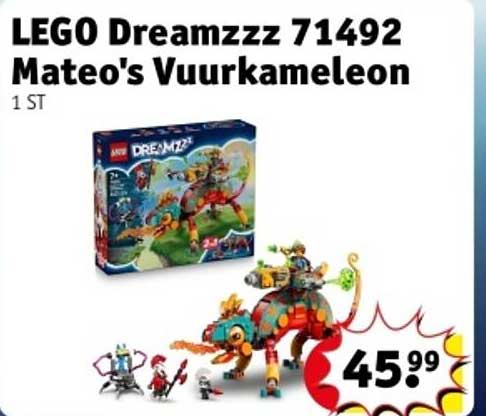 LEGO Dreamzzz 71492 Mateo's Vuurkameleon