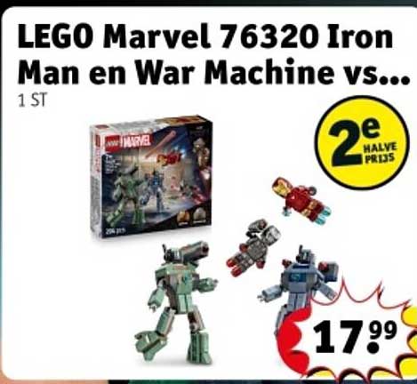 LEGO Marvel 76320 Iron Man en War Machine vs...