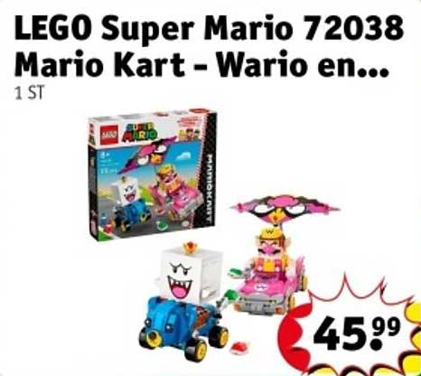LEGO Super Mario 72038 Mario Kart - Wario en...