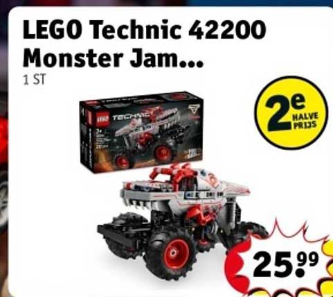LEGO Technic 42200 Monster Jam...