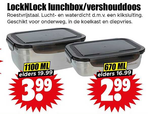 LockNLock lunchbox/vershouddoos
