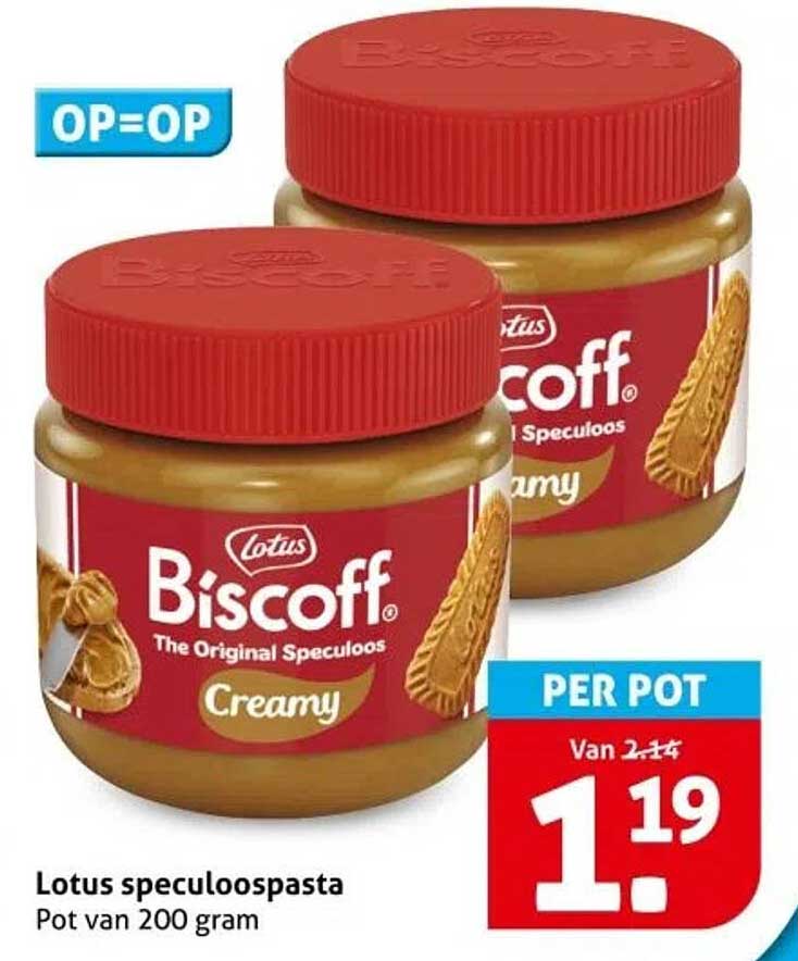 Lotus speculoospasta Pot van 200 gram