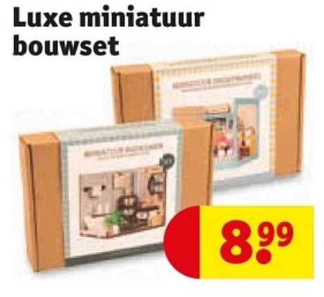 Luxe miniatuur bouwset