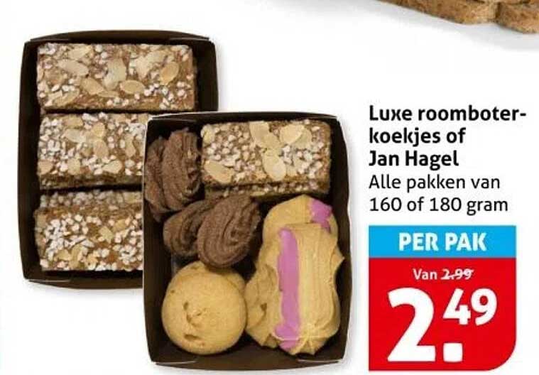 Luxe roomboterkoekjes of Jan Hagel