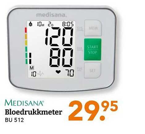 MEDISANA Bloeddrukmeter BU 512