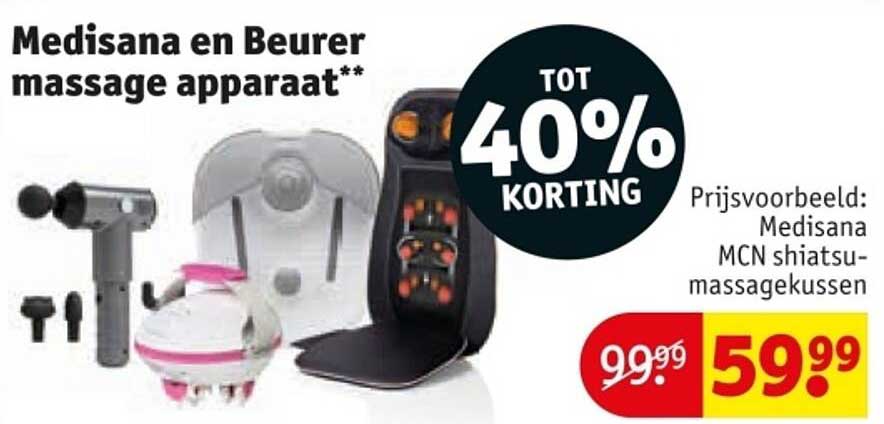 Medisana en Beurer massage apparaat