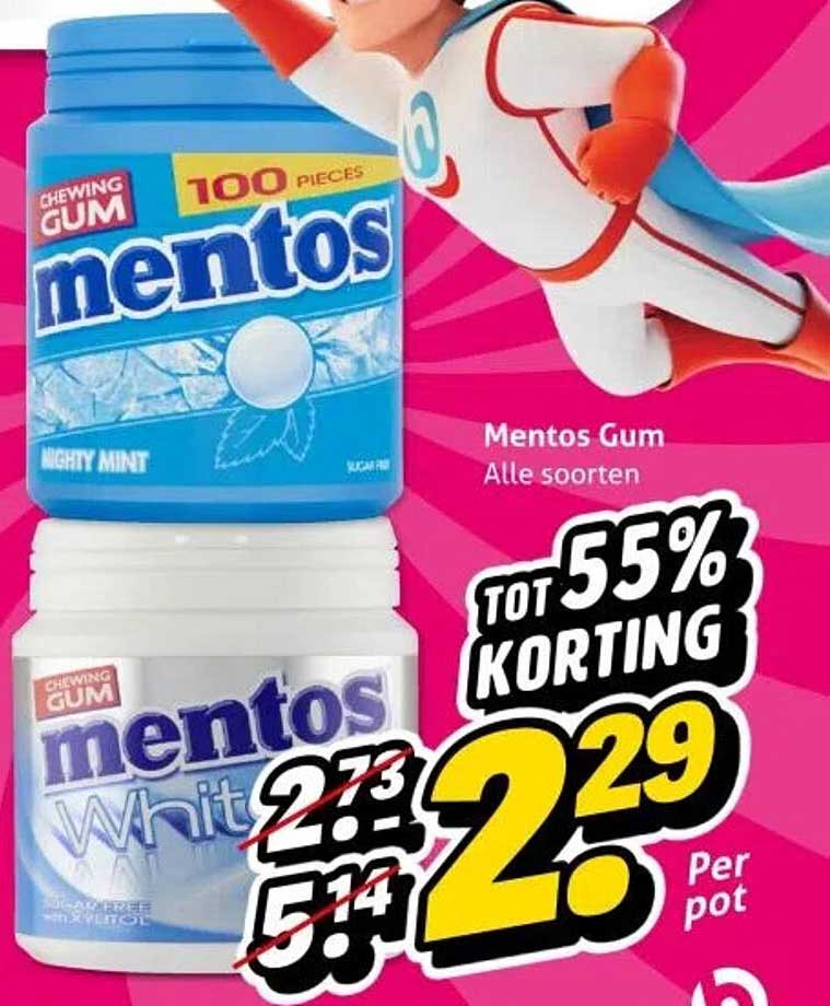 Mentos Gum Alle soorten