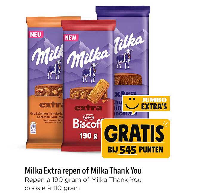 Milka Extra repen of Milka Thank You