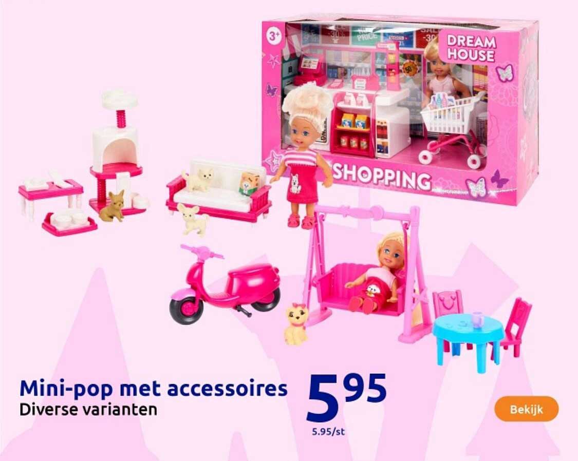 Mini-pop met accessoires