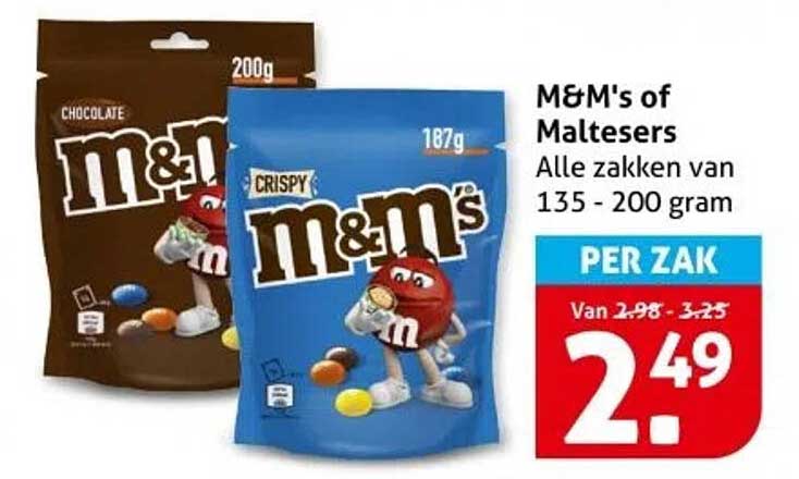M&M's of Maltesers
