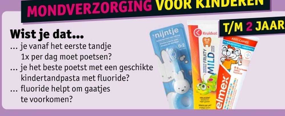 MONDVERSORGING VOOR KINDEREN
