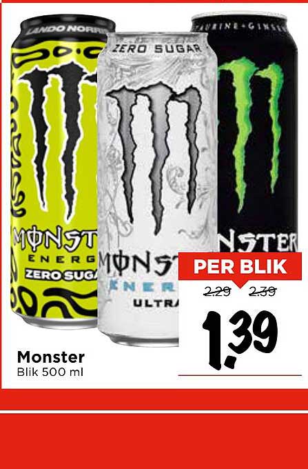 Monster Blik 500 ml