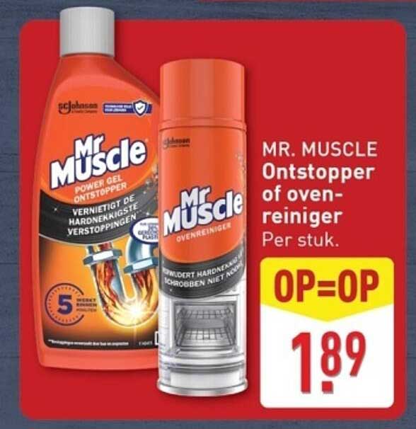 MR. MUSCLE Ontstopper of ovenreiniger