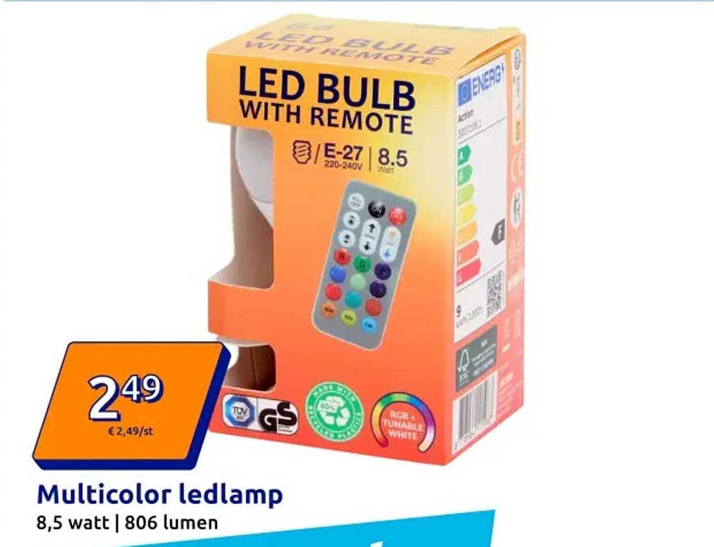 Multicolor ledlamp