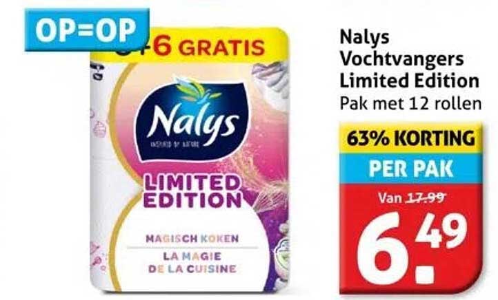 Nalys Vochtvangers Limited Edition Pak met 12 rollen