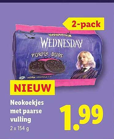 Neokoekjes met paarse vulling