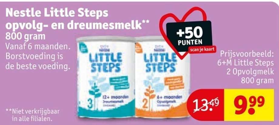 Nestle Little Steps opvolg- en dreumesmelk** 800 gram