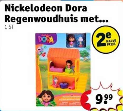Nickelodeon Dora Regenwoudhuis met...