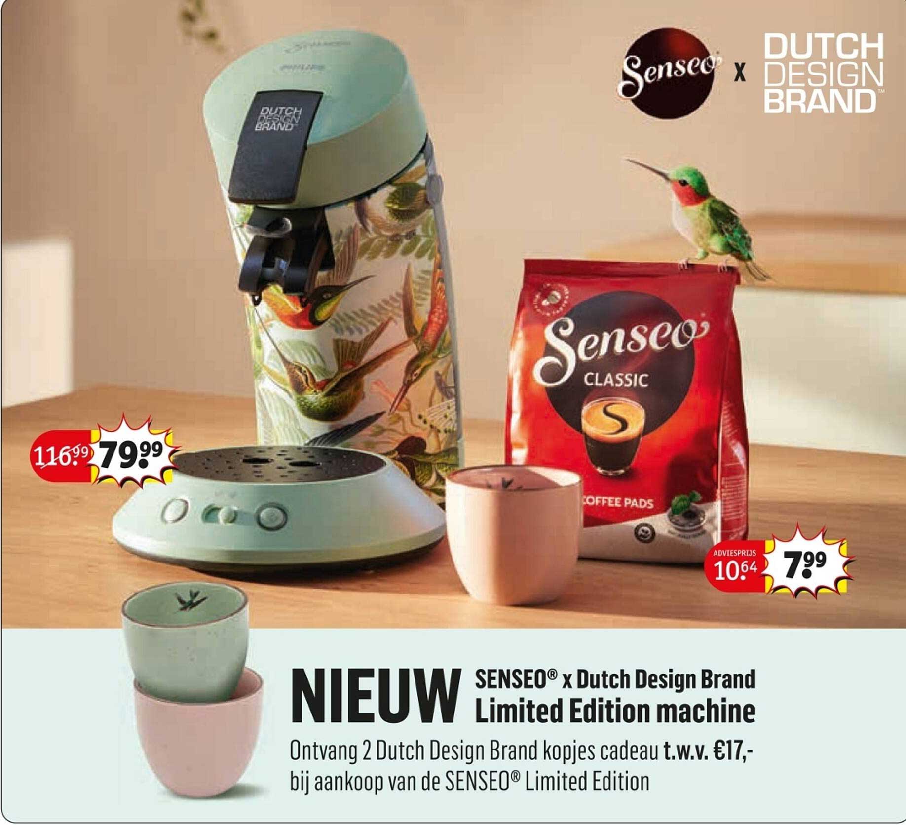 NIEUW SENSEO® x Dutch Design Brand Limited Edition machine