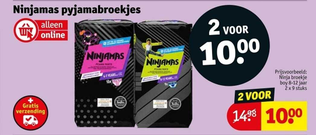 Ninjamas pyjamabroekjes