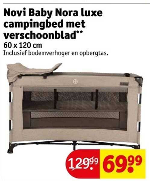 Novi Baby Nora luxe campingbed met verschoonblad**