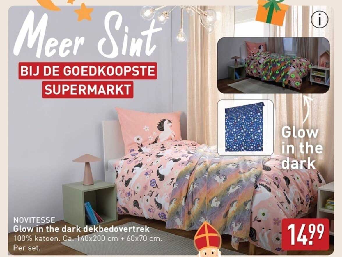 NOVITESSE Glow in the dark dekbedovertrek