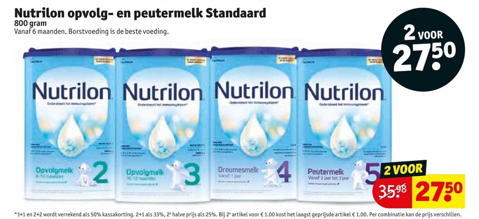 Nutrilon opvolg- en peutermelk Standaard 800 gram