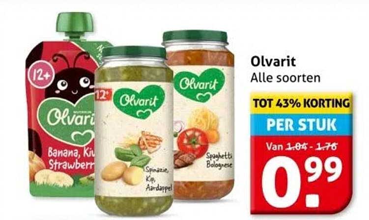 Olvarit Alle soorten