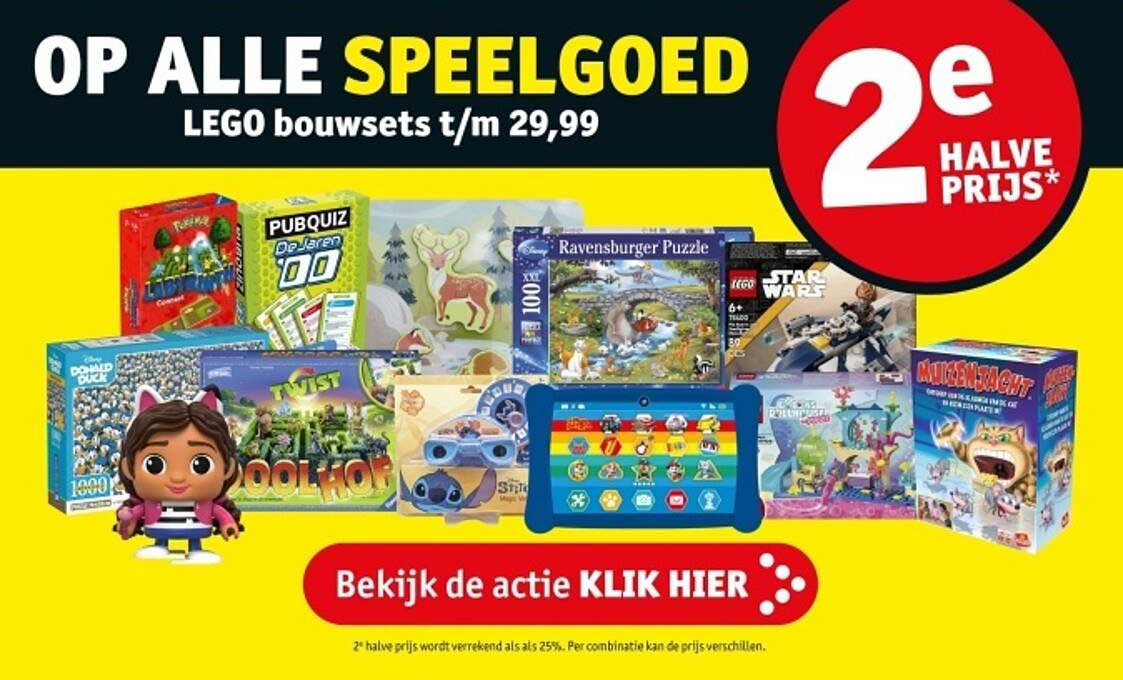 OP ALLE SPEELGOED LEGO bouwsets t/m 29,99