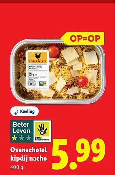 Ovenschotel kipdij nacho
