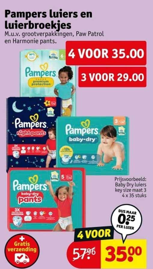 Pampers luiers en luierbroekjes